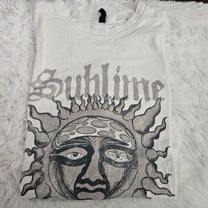Sublime Women's Size Medium Short Sleeve Tee - White
